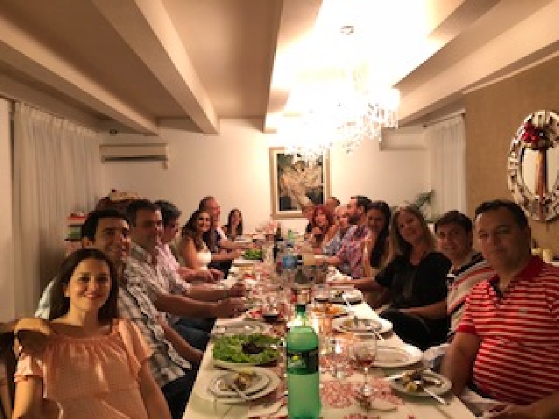 Cena Bordó en Posadas con motivo de fin de año 2017.