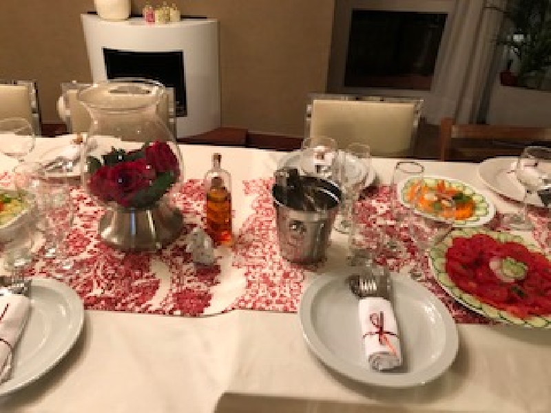 Cena Bordó en Posadas con motivo de fin de año 2017.
